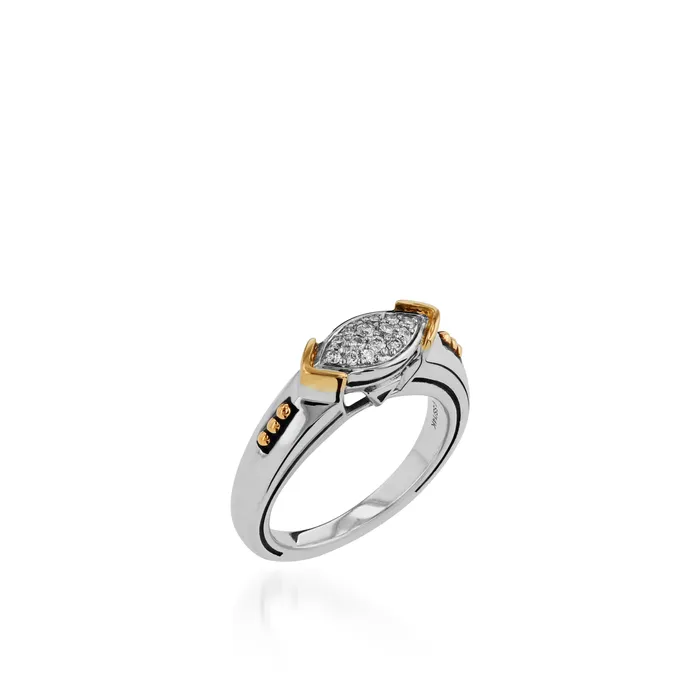 Rings Shop John Atencio Elixir Small Stack Pave Diamond Ring