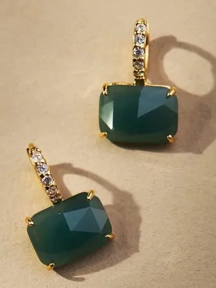Rings Tai Rittichai Inc Emerald Cut Huggies