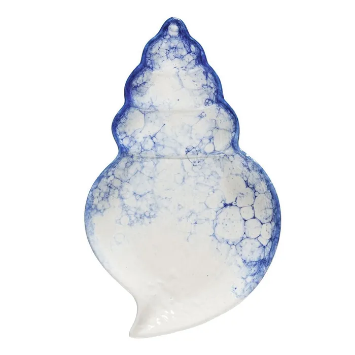 Rings THEBEACHCOMBER Beachcombers Blue Ceramic Shell Dish