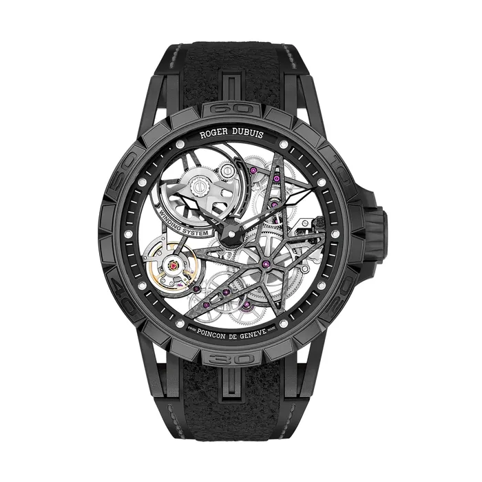 Roger Dubuis Excalibur Spider Pirelli Black Titanium Watch Roger Dubuis Earrings Roger Dubuis Excalibur Spider Pirelli Black Titanium Watch Roger Dubuis Earrings