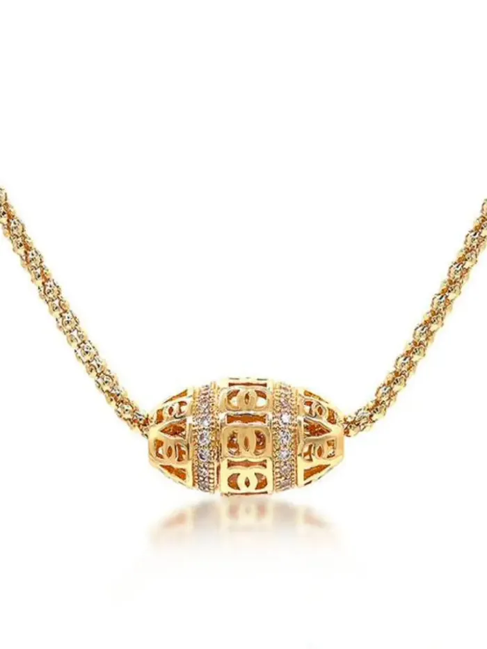 Savvy Bling Necklaces CZ Oval Pendant