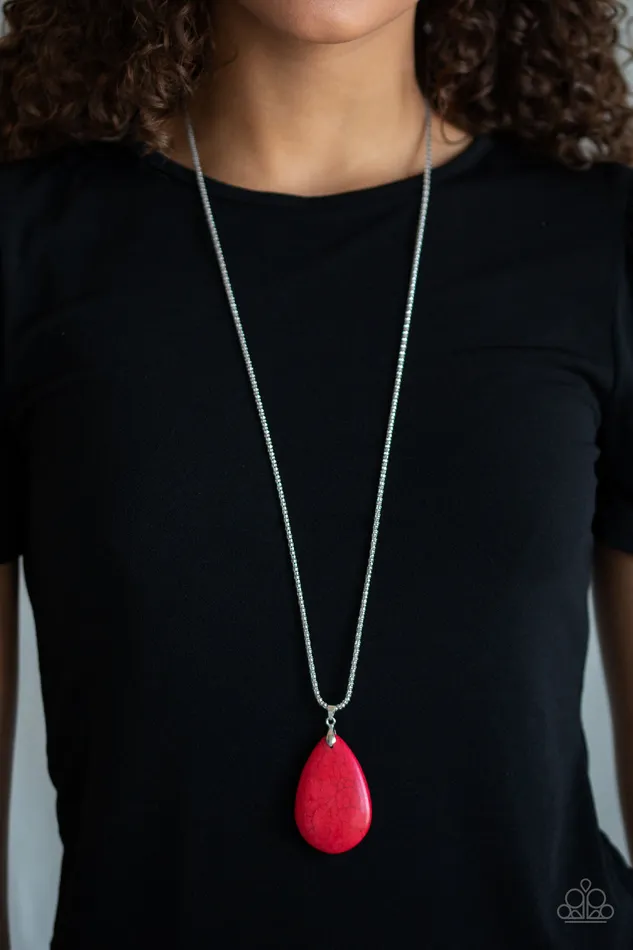 Sedona Sandstone Red Paparazzi Accessories Earrings