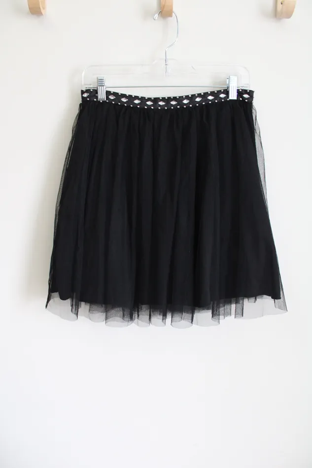 Sequin Hearts Sequin Hearts Black Tulle Skirt 11 Rings