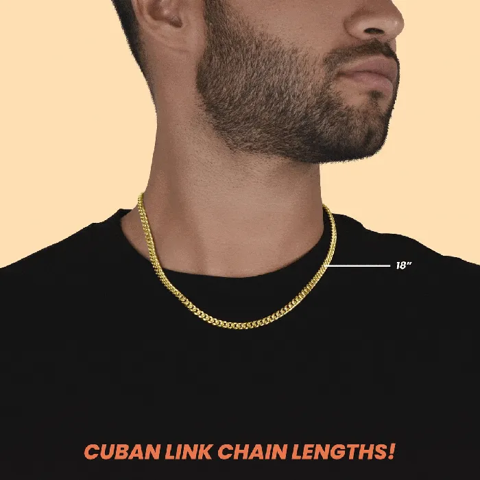 ShineOn Fulfillment Necklaces Cuban Link Chain Mens Necklace Proverbs 356