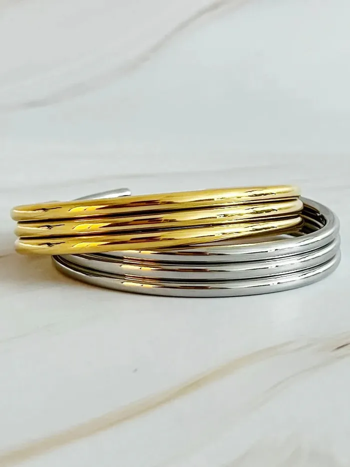 So Chic Open Bangle Ellison Young Bracelets
