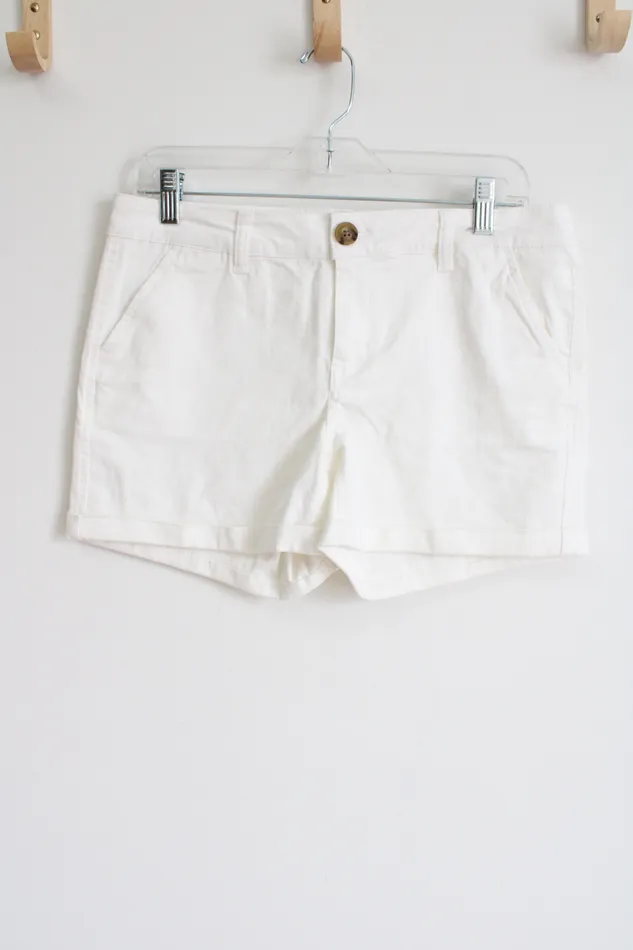 SO Rings SO White Chino Shorts 9