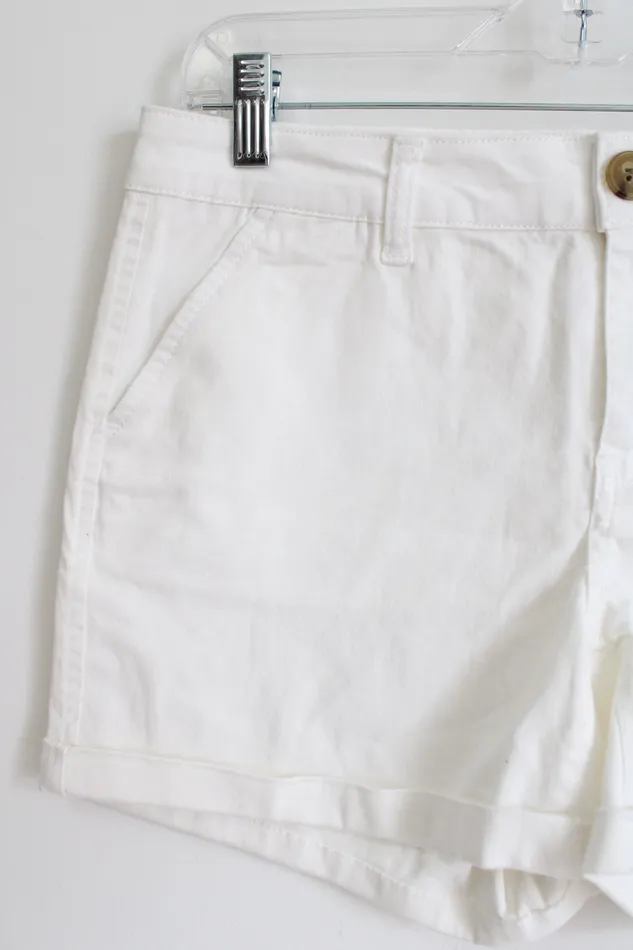 SO Rings SO White Chino Shorts 9