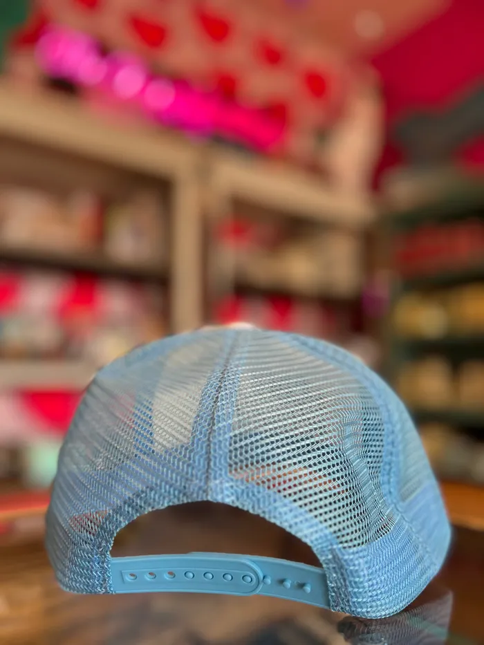 SOUTHERN GRACE WHOLESALE Necklaces COOL IT COWBOY MESH CAP LIGHT BLUE