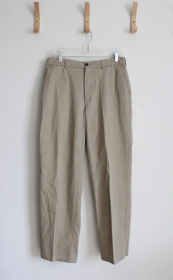 St Johns Bay Earrings St Johns Bay Classic Fit Khaki Chino Pants 33X32
