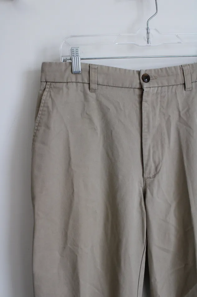 St Johns Bay Earrings St Johns Bay Classic Fit Khaki Chino Pants 33X32