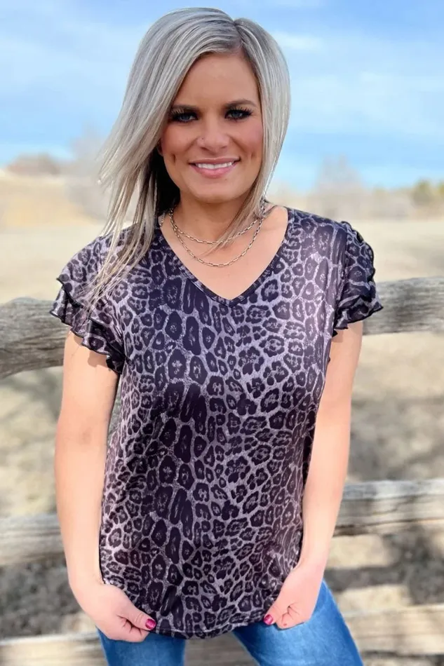 STERLING KREEK Earrings THE NIGHT LEOPARD TOP