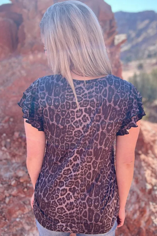 STERLING KREEK Earrings THE NIGHT LEOPARD TOP