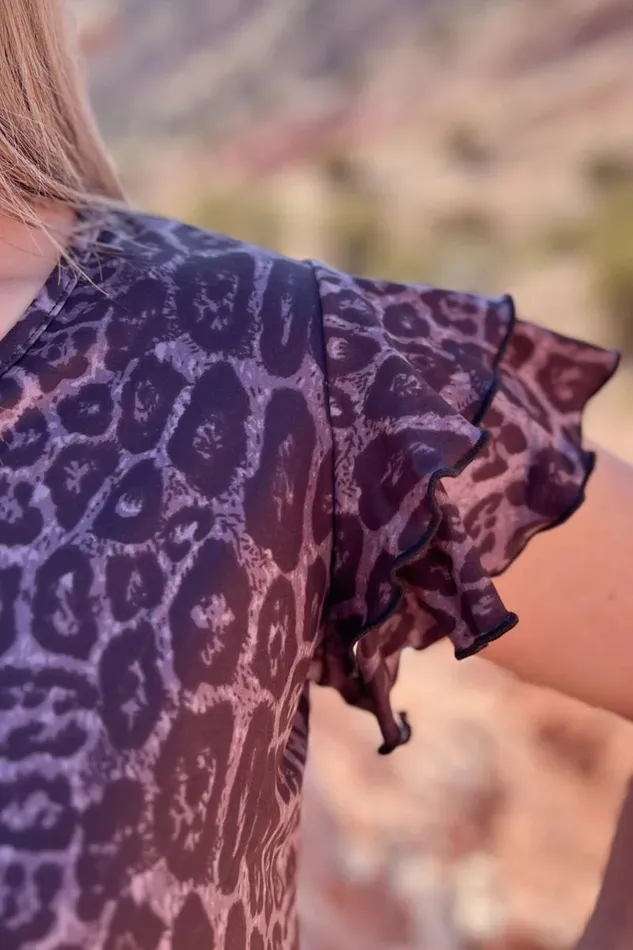 STERLING KREEK Earrings THE NIGHT LEOPARD TOP