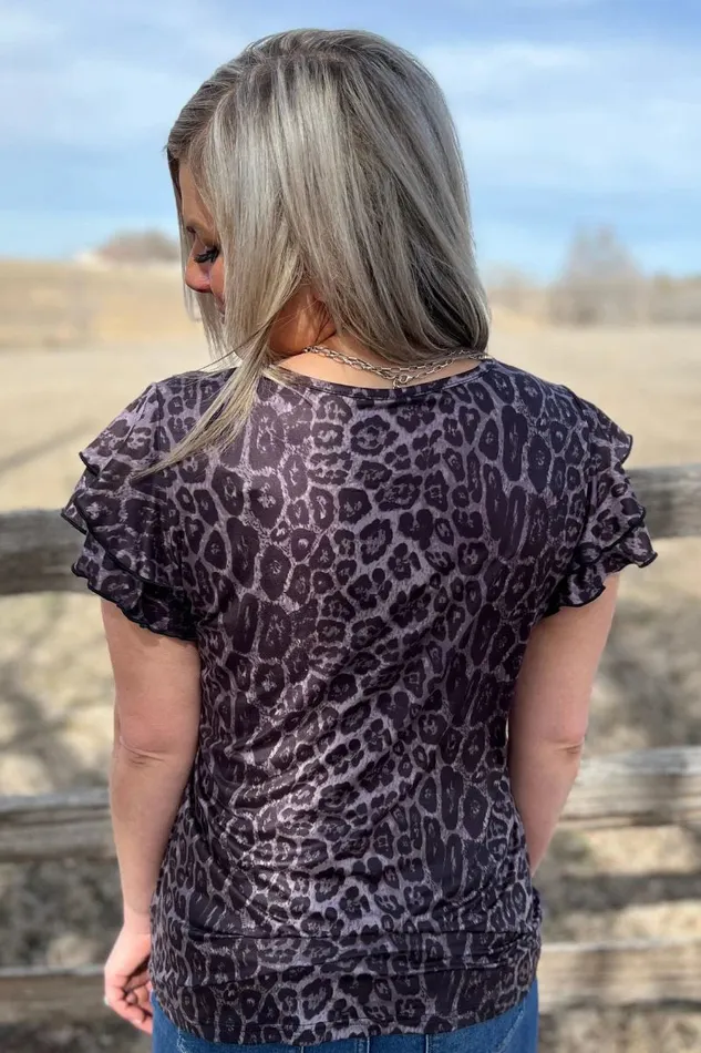 STERLING KREEK Earrings THE NIGHT LEOPARD TOP