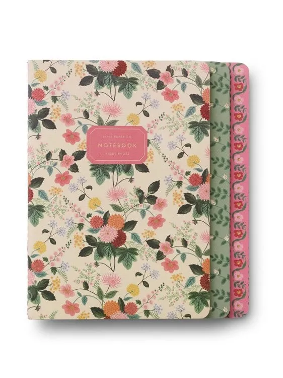 Stitched Notebooks Set of 3 Rifle Paper Co Earrings