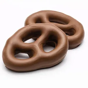 SWEETSHOPUSA Earrings Milk Chocolate Covered Salted Pretzels 1 oz