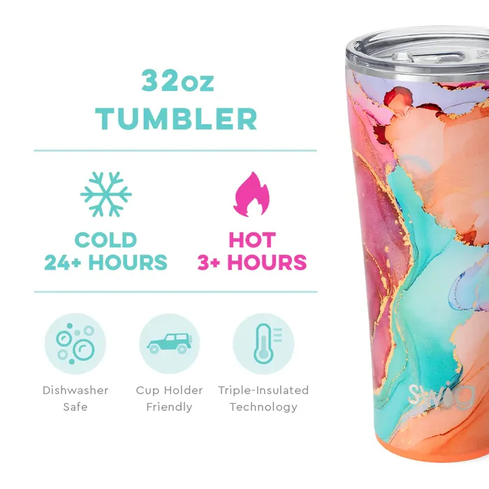 SWIG LIFE DREAMSICLE TUMBLER 32oz The Chandelier Rose Boutique Earrings