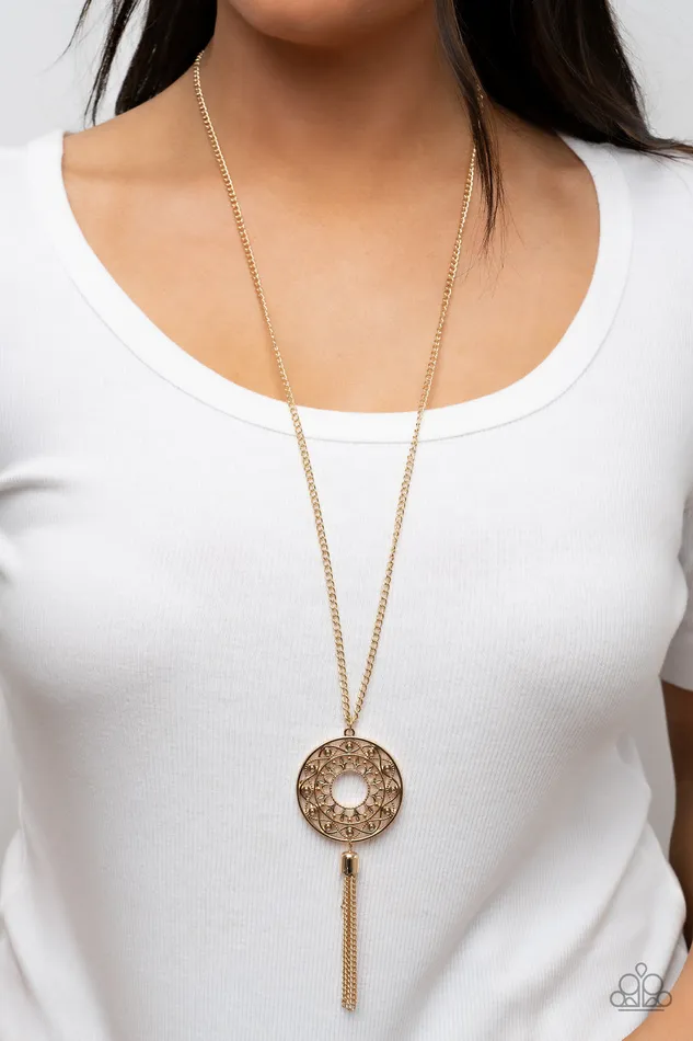 Tai Chi Tassel Gold Paparazzi Accessories PreStyled Sets