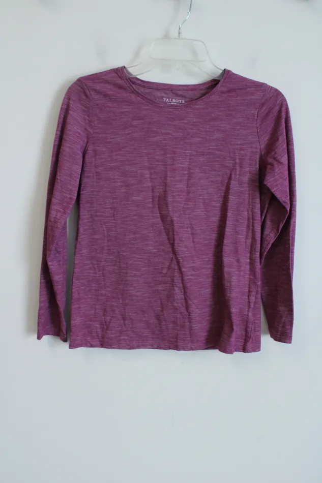 Talbots Pink Long Sleeved Shirt S Petite Talbots Earrings