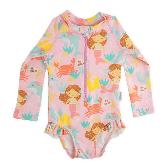 TANKSTREAM Earth Nymph Seaside Baby Girl Rash Suit Necklaces