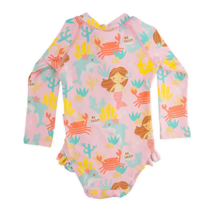 TANKSTREAM Earth Nymph Seaside Baby Girl Rash Suit Necklaces