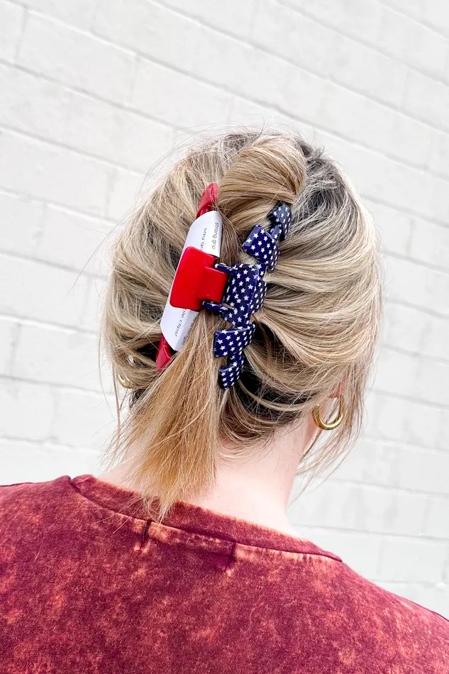 Teleties Classic Large Hair Clip We The Party People Teleties Faire Earrings