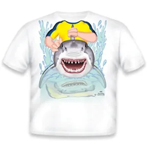 THANKSAMILLION Earrings Just Add A Kid Shark Rider Boy Youth Tee Shirt