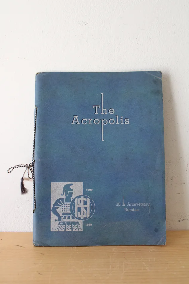 The Acropolis Hershey Industrial High School 1939 Yearbook Jubilee Thrift Earrings