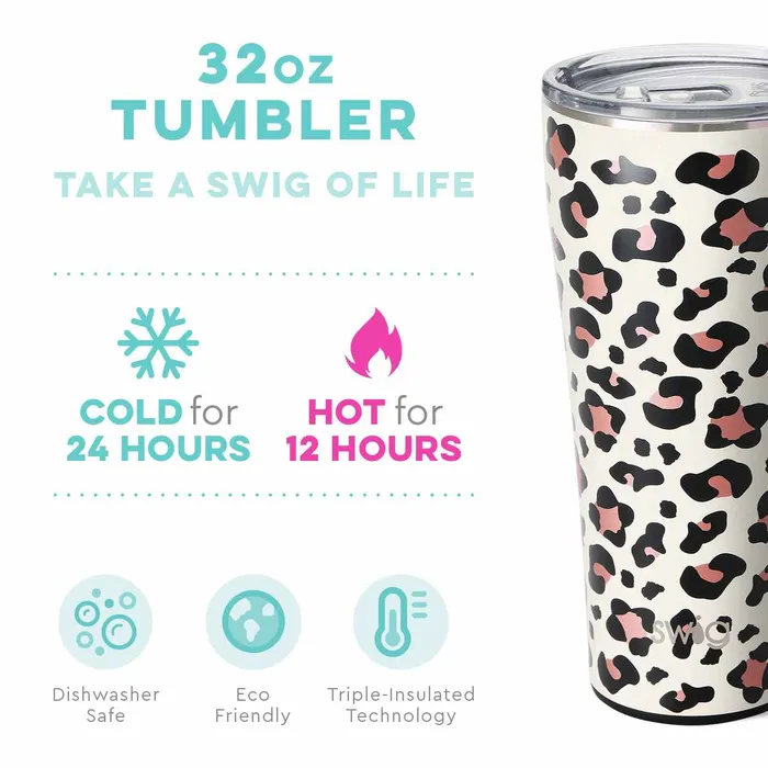 The Chandelier Rose Boutique Earrings SWIG LIFE LUXY LEOPARD TUMBLER 32oz