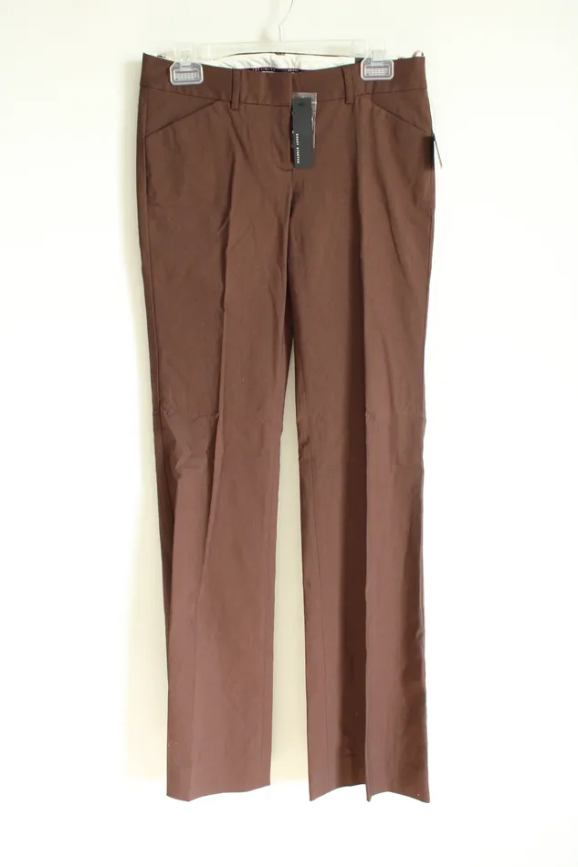 The Limited Earrings NEW The Limited Stretch Brown Trousers 4 Long