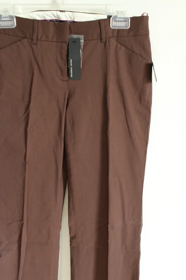 The Limited Earrings NEW The Limited Stretch Brown Trousers 4 Long