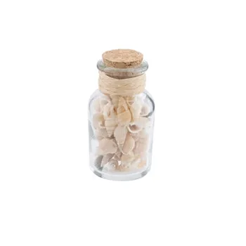THEBEACHCOMBER Necklaces Beachcombers Glass Bottle with Natural Sea Shells