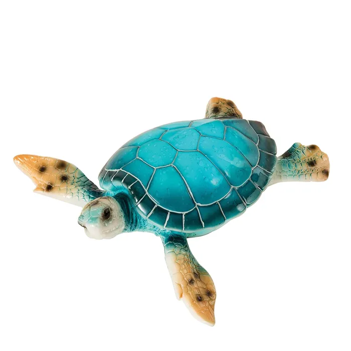 THEBEACHCOMBER Rings Beachcombers LED Blue Sea Turtle Figurine