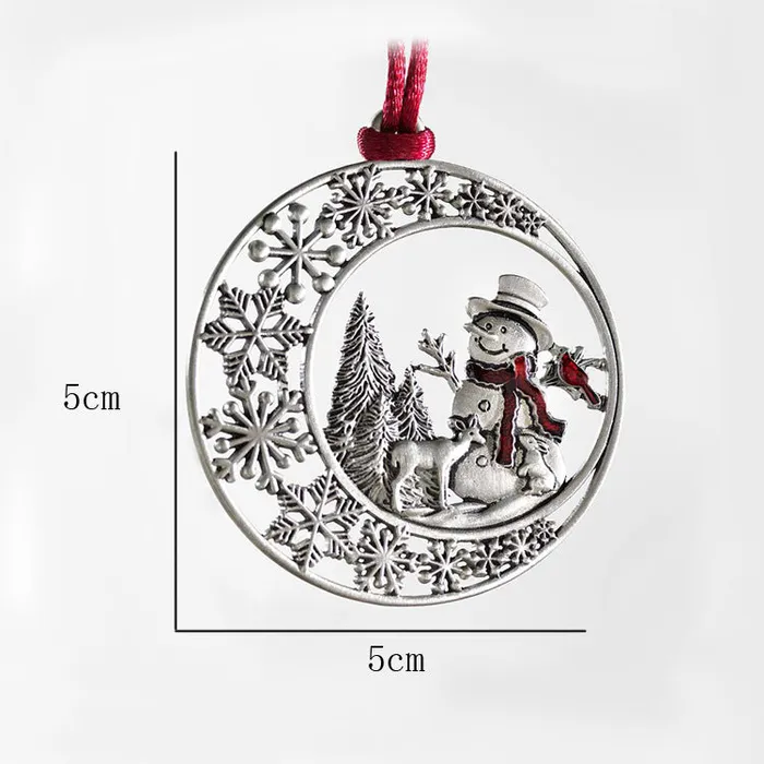 ThisNew Necklaces Christmas Tree Ornaments Made of Sculpted Metal