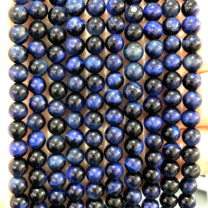 Tiger eye Blue 6mm round beads full strand 65 beadsAAA Quality Peppy Beads Rings Tiger eye Blue 6mm round beads full strand 65 beadsAAA Quality Peppy Beads Rings