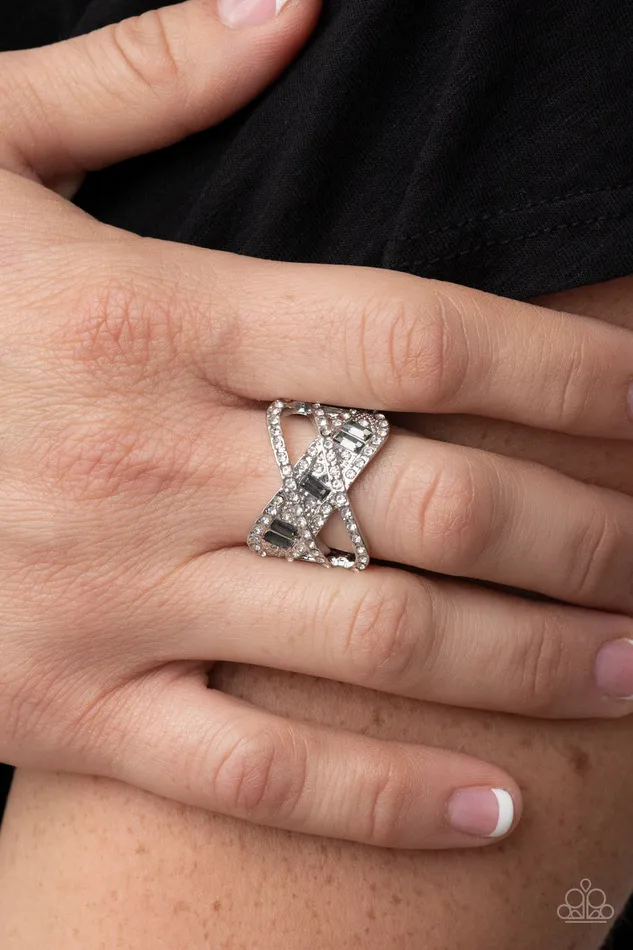 Triple Threat Twinkle Silver Paparazzi Accessories Rings