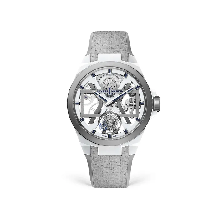 Ulysse Nardin Ulysse Nardin Blast Tourbillon 45mm Titanium and Ceramic Watch Earrings Ulysse Nardin Ulysse Nardin Blast Tourbillon 45mm Titanium and Ceramic Watch Earrings