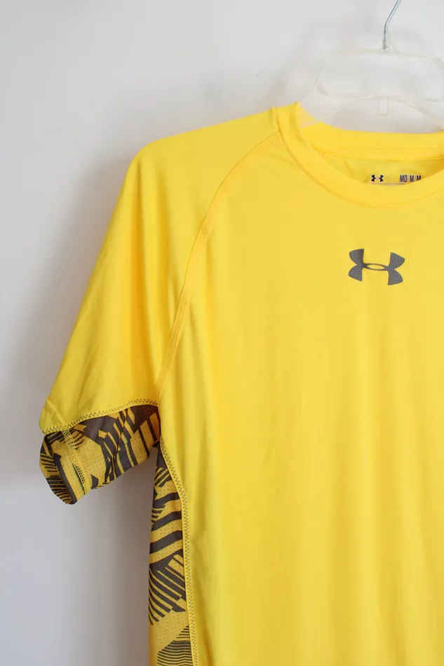 Under Armour Earrings Under Armour Regular Fit Yellow Gray Athletic Shirt M