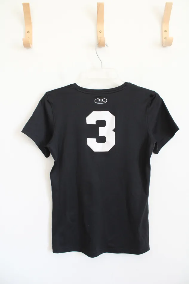 Under Armour Necklaces Under Armour 3 Black Soccer SemiFitted VNeck Shirt M