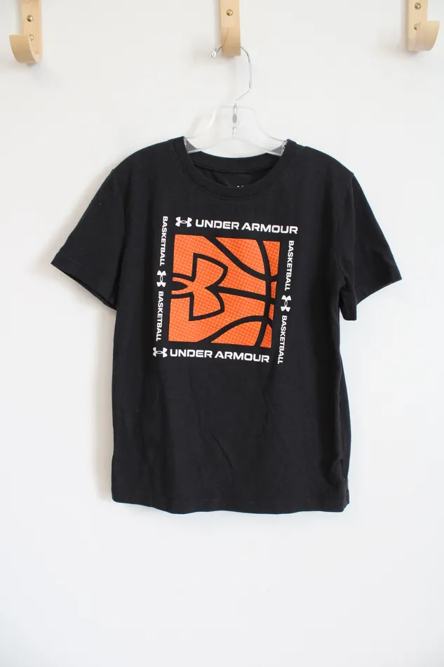 Under Armour Rings Under Armour Black Basketball Tee Youth 7