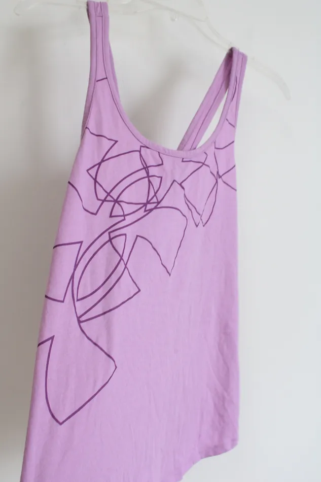 Under Armour Under Armour HeatGear Purple Logo Tank M Earrings