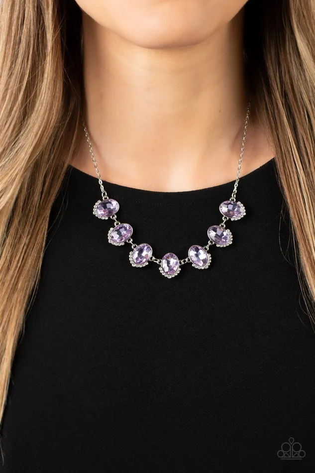 Unleash Your Sparkle Purple Paparazzi Accessories Earrings