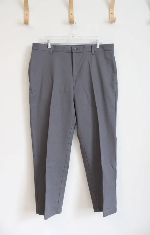 Van Heusen Classic Fit Gray Pants 36X30 Van Heusen Earrings