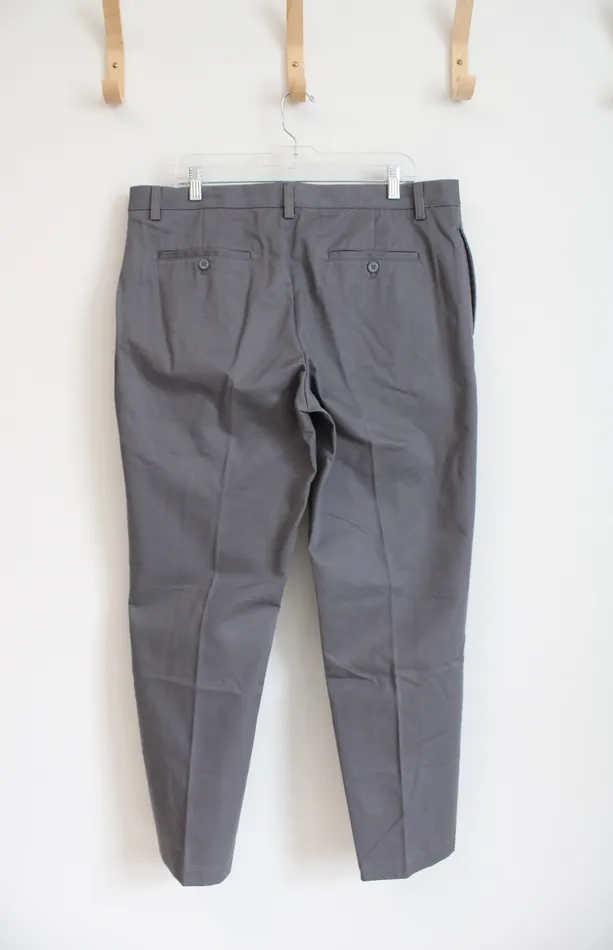 Van Heusen Classic Fit Gray Pants 36X30 Van Heusen Earrings