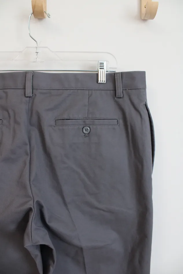 Van Heusen Classic Fit Gray Pants 36X30 Van Heusen Earrings