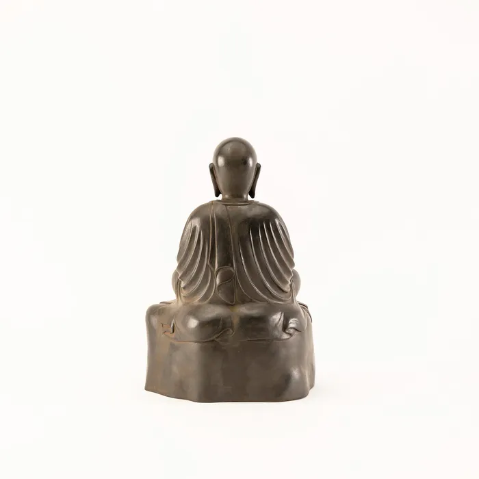 Wesco Earrings Jizo Bodhisattva in Meditation Statue