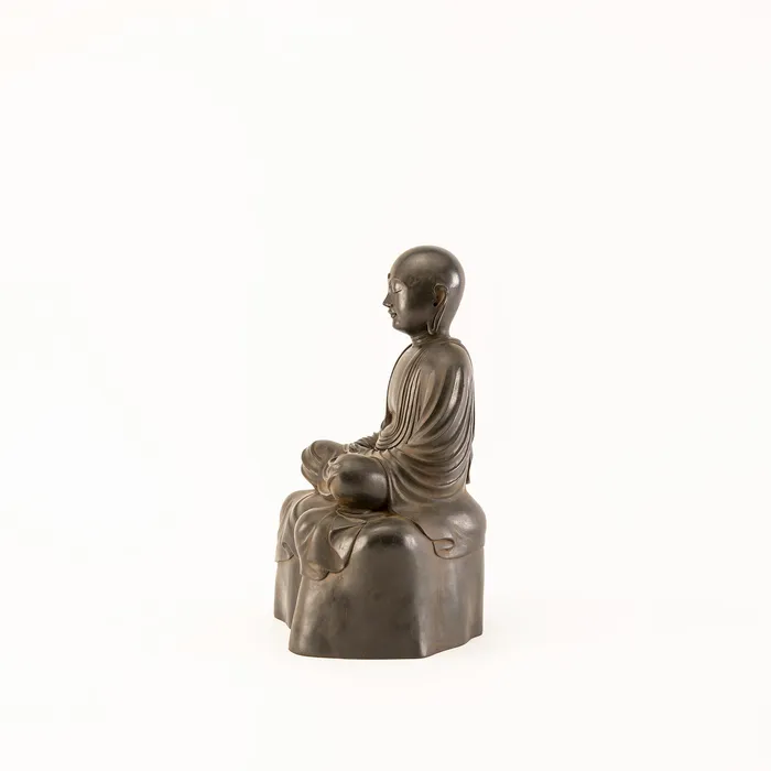 Wesco Earrings Jizo Bodhisattva in Meditation Statue