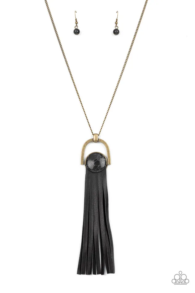 Winslow Wanderer Brass Paparazzi Accessories Earrings