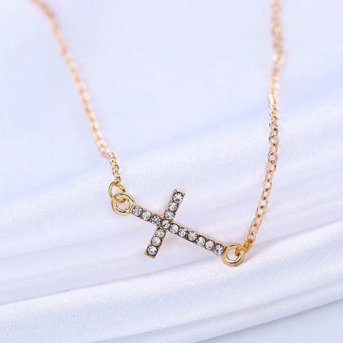 Womens Delicate Chain Cross Bracelet Lords Guidance Bracelets