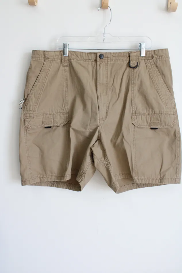 Wrangler Earrings Wrangler Tan Cargo Shorts 42